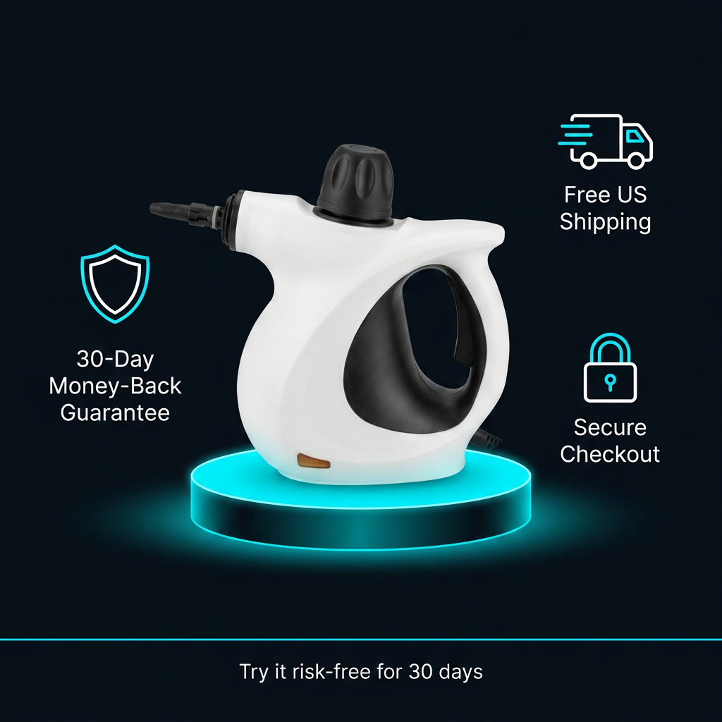 30-day money-back guarantee, free US shipping, secure checkout